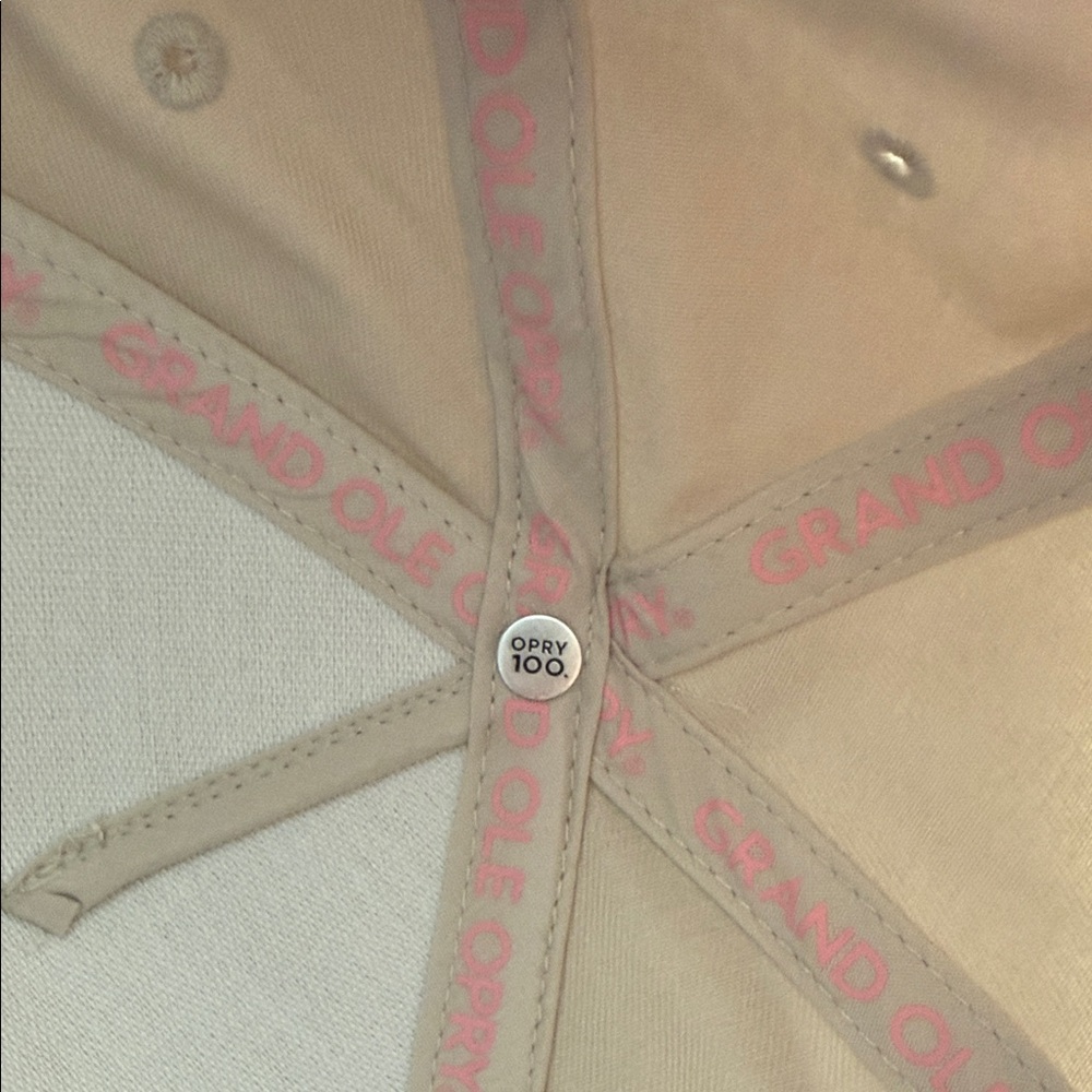 Pink and Cream Nashville Trucker Hat - Picture 5 of 5